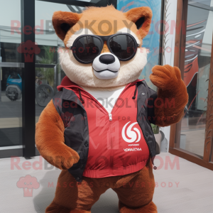 Hellbrauner Red-Panda...