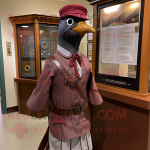 Maroon Passenger Pigeon...