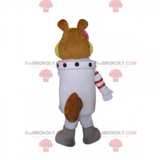 Mascote Sandy, o esquilo astronauta em SpongeBob SquarePants -