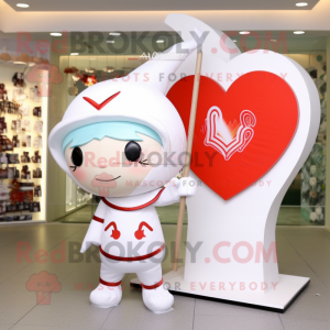White Arrow Of Love maskot...