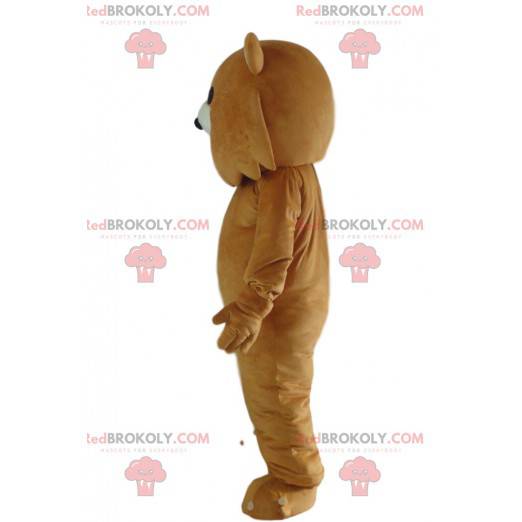 Mascote leão marrom totalmente personalizável - Redbrokoly.com