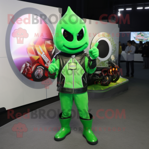 Green Onion maskot drakt...