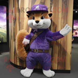 Purple Marten mascotte...