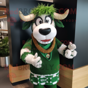 Forest Green Zebu maskot...