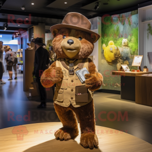 Brown Alliance Maskottchen...