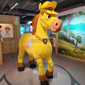 Yellow Horse mascotte...