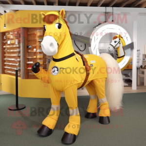 Yellow Horse mascotte...