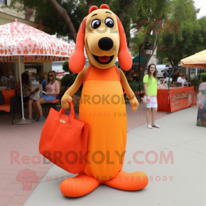 Orange Hot Dogs mascotte...