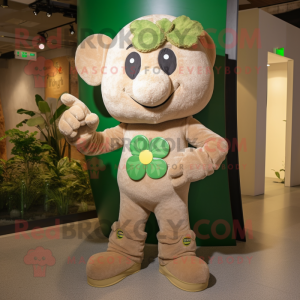 Tan Four Leaf Clover...