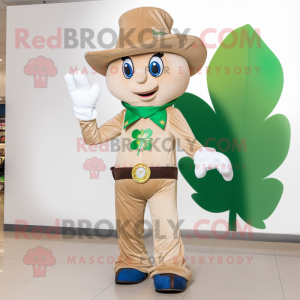 Tan Four Leaf Clover...