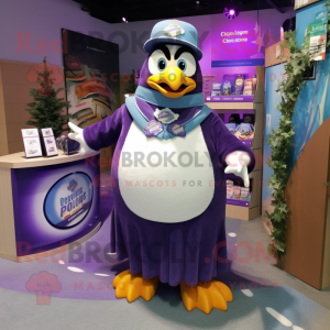 Lilla Penguin maskot drakt...