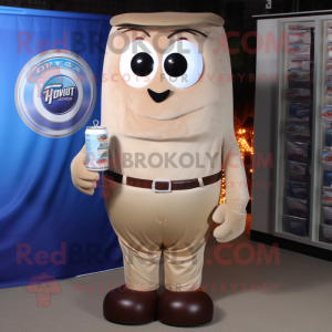 Tan Soda Can mascotte...