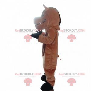 Black boar mascot, giant warthog costume - Redbrokoly.com