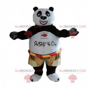 Mascot Po Ping, de beroemde panda in Kung Fu Panda -