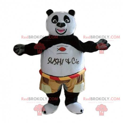 Mascote Po Ping, o famoso panda do panda Kung fu -