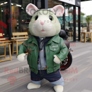 Green Hamster mascotte...