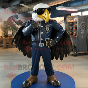 Navy Hawk mascotte kostuum...