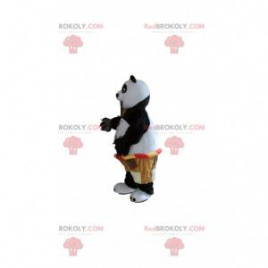 Mascot Po Ping, de beroemde panda in Kung Fu Panda -