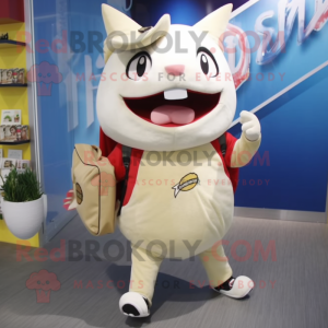 Cream Tuna maskot kostume...