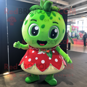 Green Strawberry mascotte...