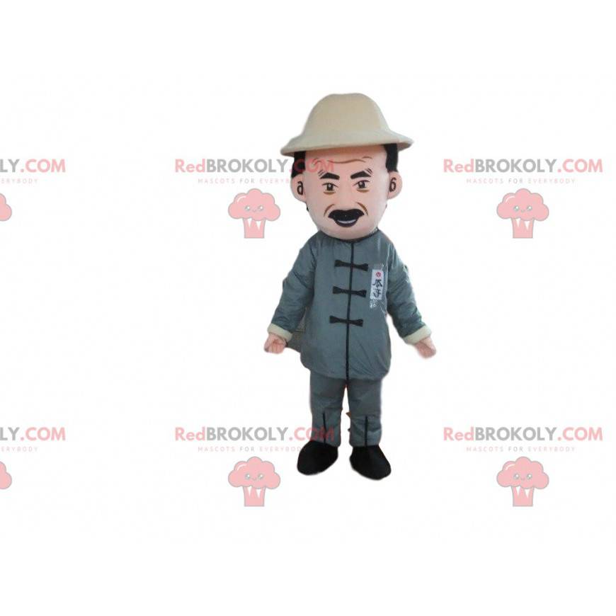Farmer mascot, explorer, adventurer costume - Redbrokoly.com
