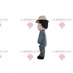 Farmer mascot, explorer, adventurer costume - Redbrokoly.com