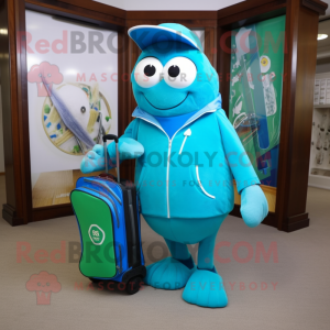 Turkis Golf Bag maskot...