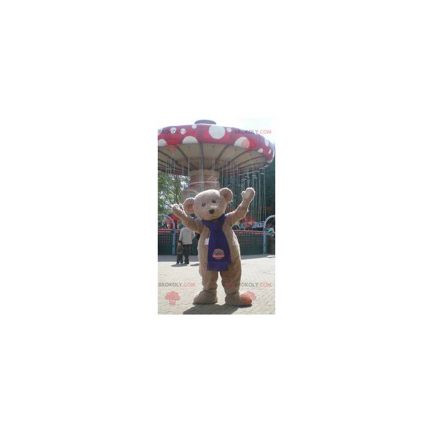 Beige teddy bear mascot - Redbrokoly.com Beige teddy bear mascot - Redbrokoly.com