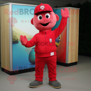 Red Juggle mascotte kostuum...