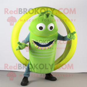 Lime Green Momentum maskot...