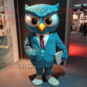 Postava maskota Teal Owl...