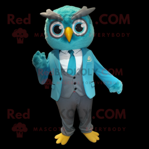 Postava maskota Teal Owl...