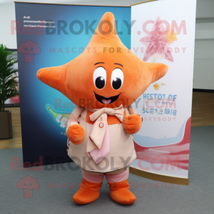 Peach Starfish maskot...