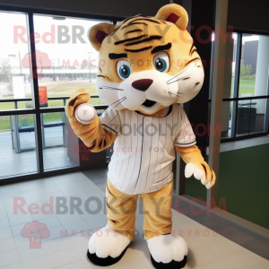 Beige Tiger mascotte...