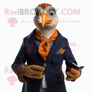 Rust Guinea Fowl mascotte...