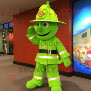 Lime Green Fire Fighter...