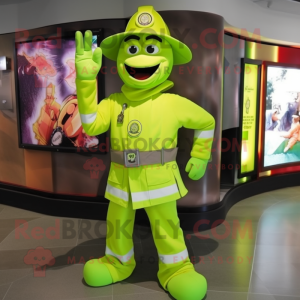 Lime Green Fire Fighter...