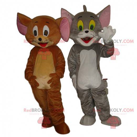 Tom and Jerry mascot, famous cartoon cat and mouse -