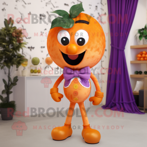 Orange Grape maskot kostume...