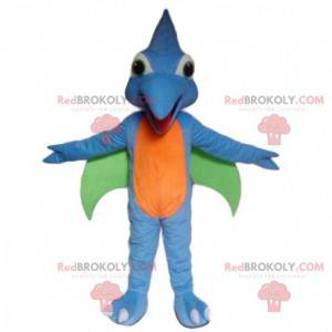 Flying dinosaur mascot, prehistoric bird costume -