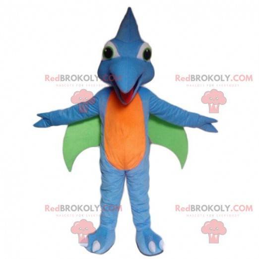 Flying dinosaur mascot, prehistoric bird costume -