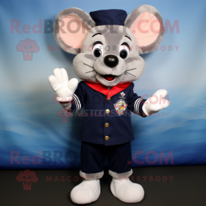 Navy Mouse maskotdräkt...