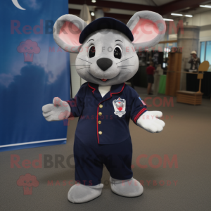 Navy Mouse mascotte kostuum...