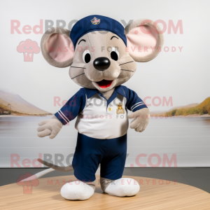 Navy Mouse mascotte kostuum...