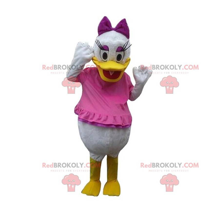 Mascota de la margarita, pato famoso, novia del pato Donald -