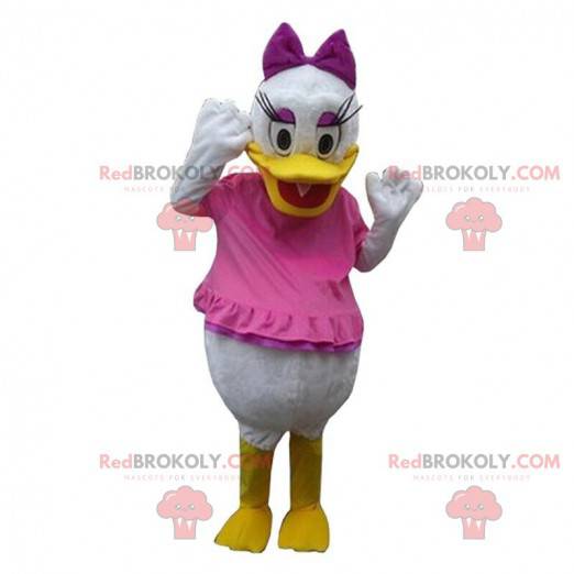 Daisy mascot, famous duck, girlfriend of Donald Duck -