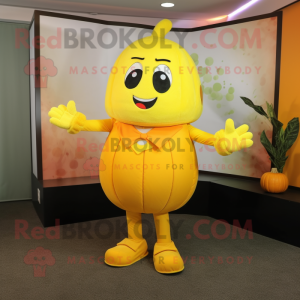 Yellow Pumpkin mascotte...