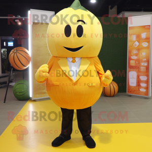 Yellow Pumpkin mascotte...