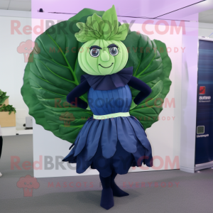 Navy Cabbage Leaf mascotte...