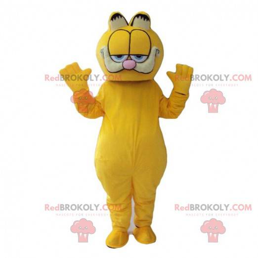 Garfield maskot, den berömda tecknade orange katten -